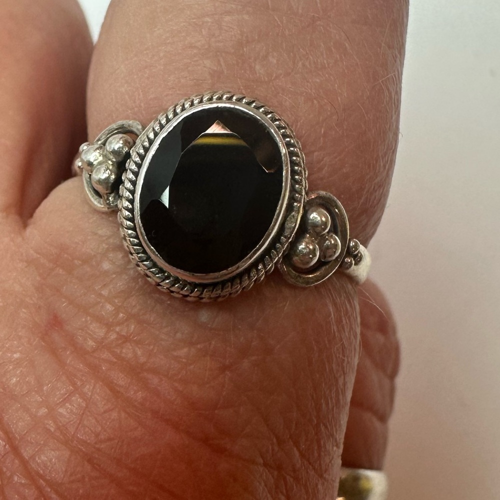 Sterling 925 Onyx ring